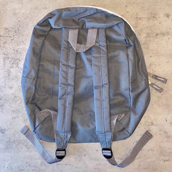 Wexford Gray and White Basic Backpack - Picture 9 of 13